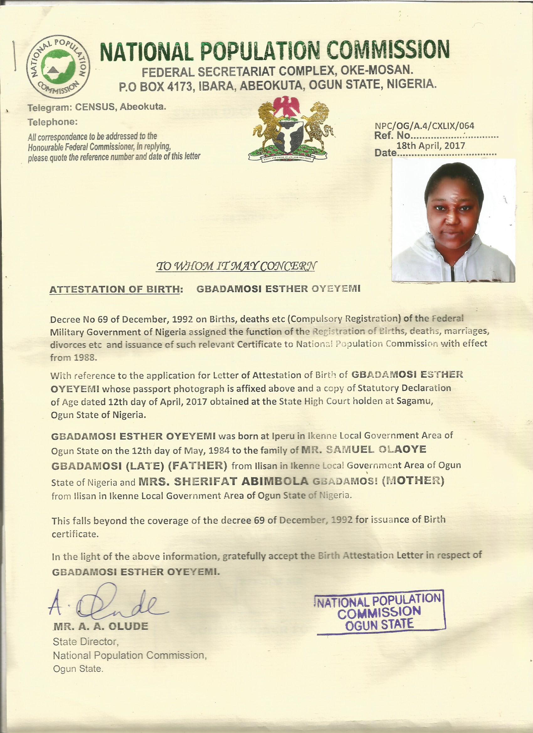 How To Get A Birth Certificate In Nigeria 4 Possible