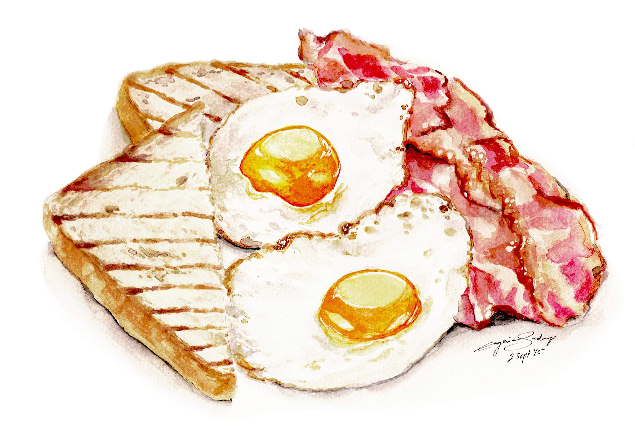 Paint Watercolor Food Illustration By Nianiani Fiverr