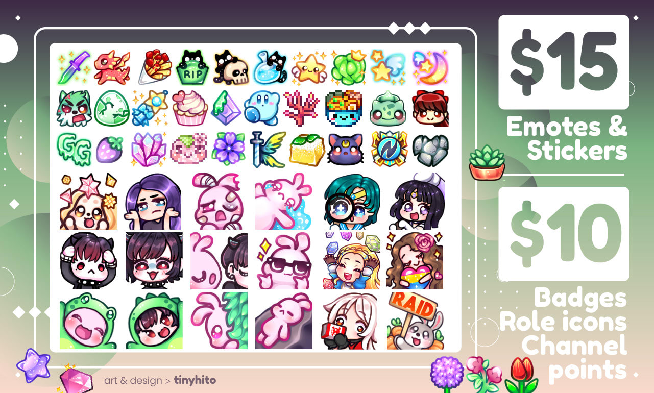 Gummy Bear Sub Badges | Premade Twitch Sub Badges | Twitch Bit Badges |  Discord Roles | Channel Points Icons