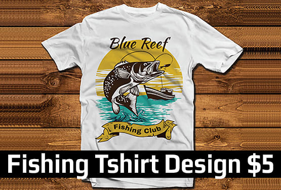 Åben Lydig forskel Build fishing t shirt design by Typo_tshirt | Fiverr