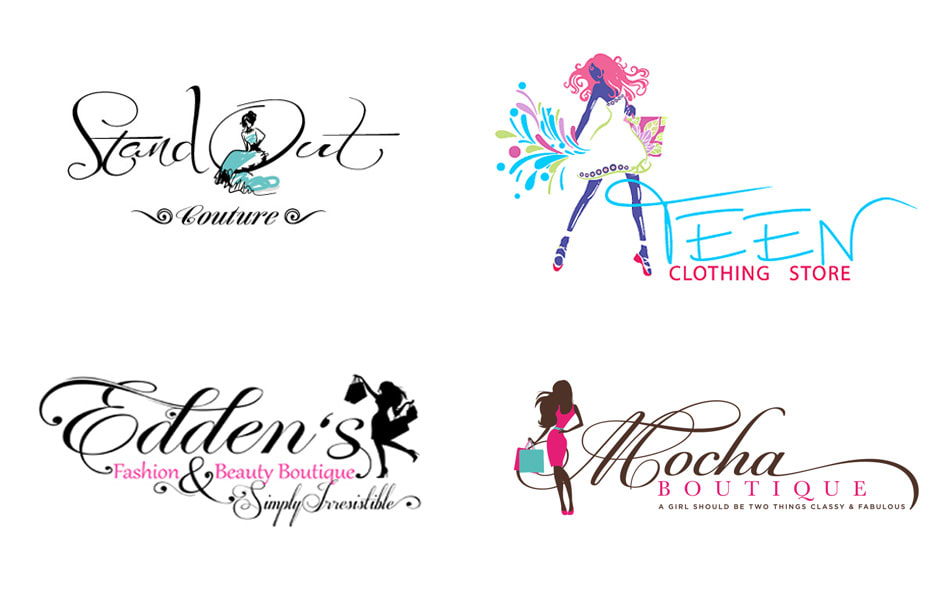 Website Logo Business Branding Couture Logo Online Store Logo Custom Logo Design Logo with Lady Bug Boutique Logo Fashion Logo Design
