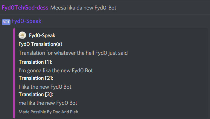 Translator Discord Bot