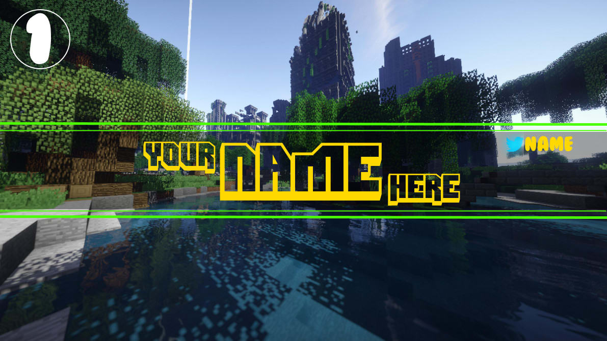 Create Minecraft Channel Art By Timbirtles