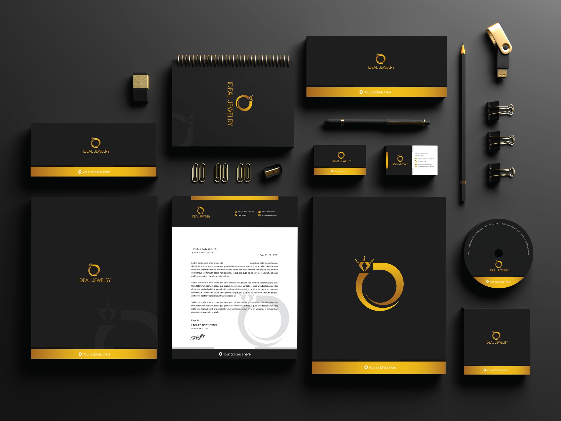 Do business card design, letterhead, and stationary