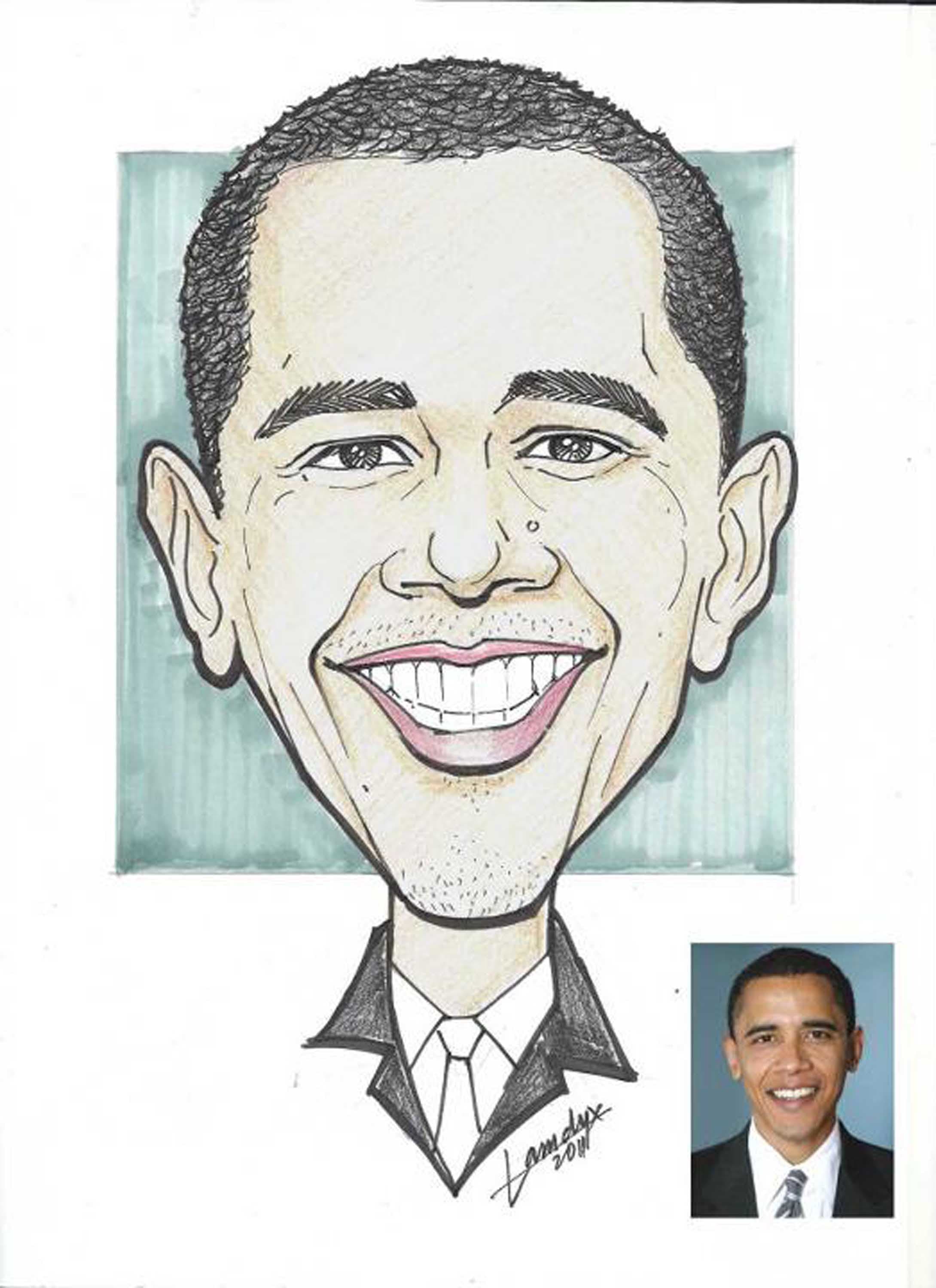 How To Draw A Caricature From A Photo / Can always be corrected by