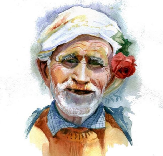 Draw Beautiful Watercolor Portrait By Sonam007