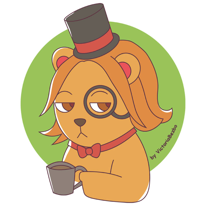 Draw Cute Cartoon Animals Vector Illustration By Victoriabez