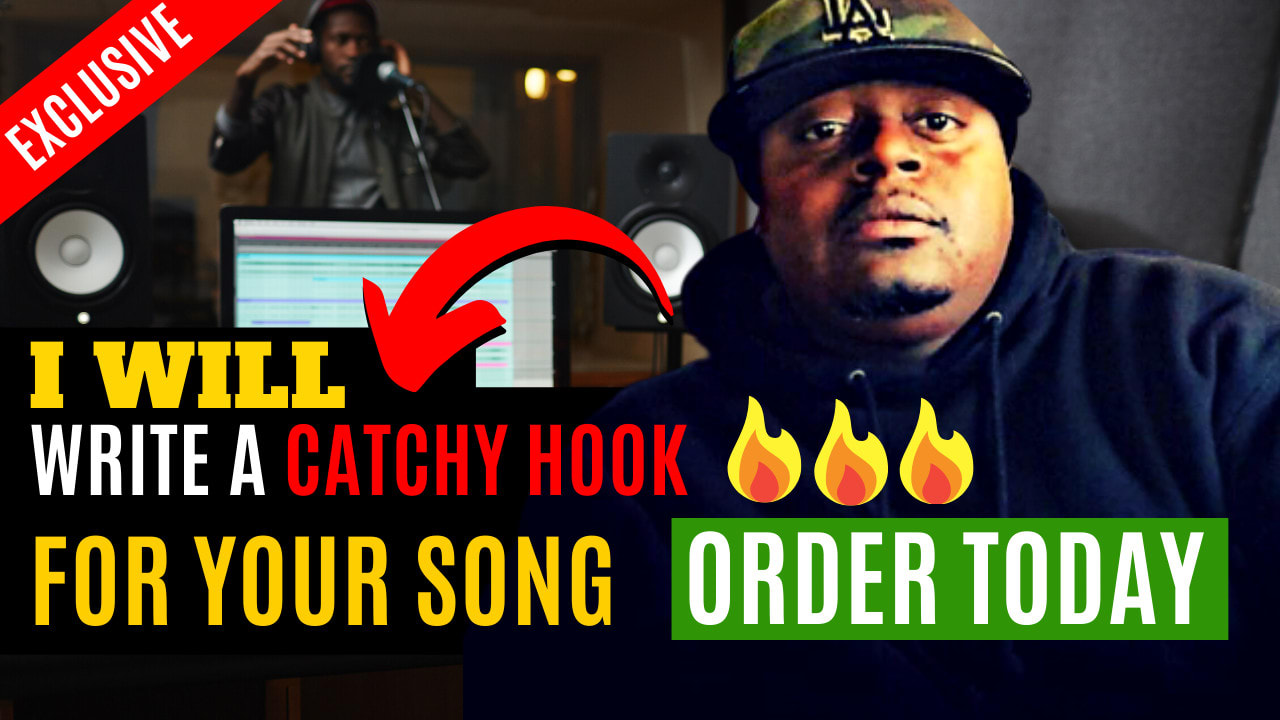 Write custom catchy rap hook for your song by Cardiacmusic  Fiverr