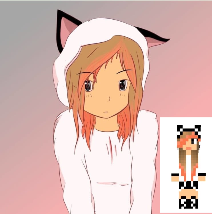 Minecraft Avatar - Minecraft Skin Girl Drawing - Free Transparent PNG  Clipart Images Download