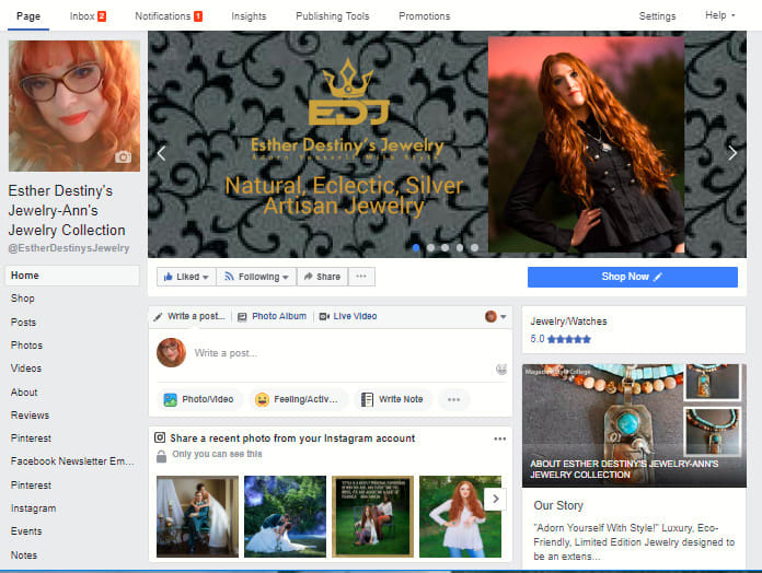 Design A Fantastic Facebook Profile Page By Estherdestiny Fiverr