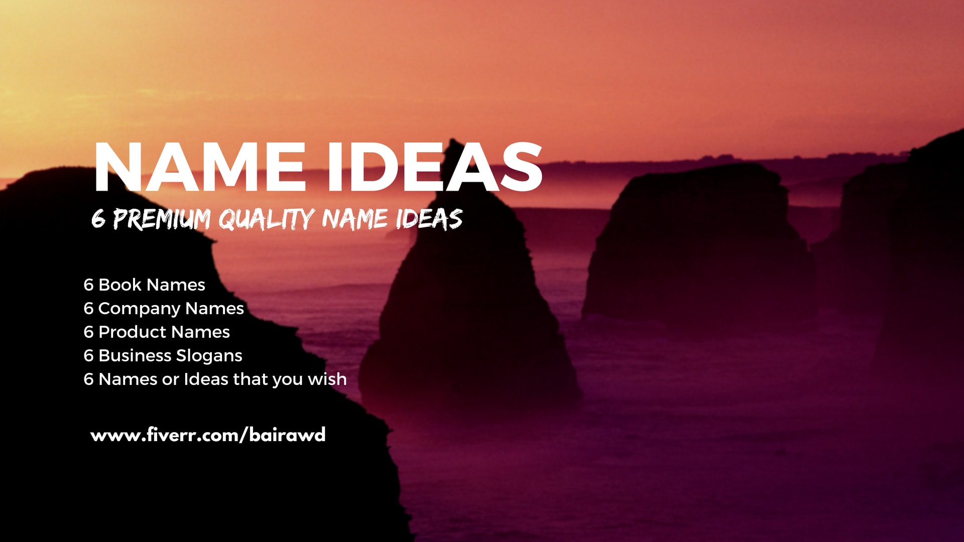 Brainstorm 10 Business Names Taglines Or Book Titles By Bairawd
