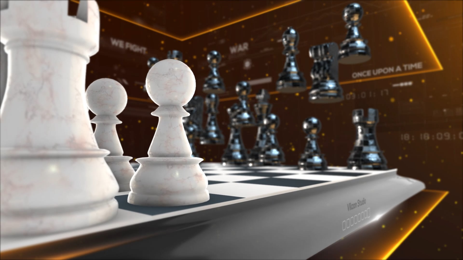 Produce chasing chess war action cinematic opening title by Vikzonstudio |  Fiverr