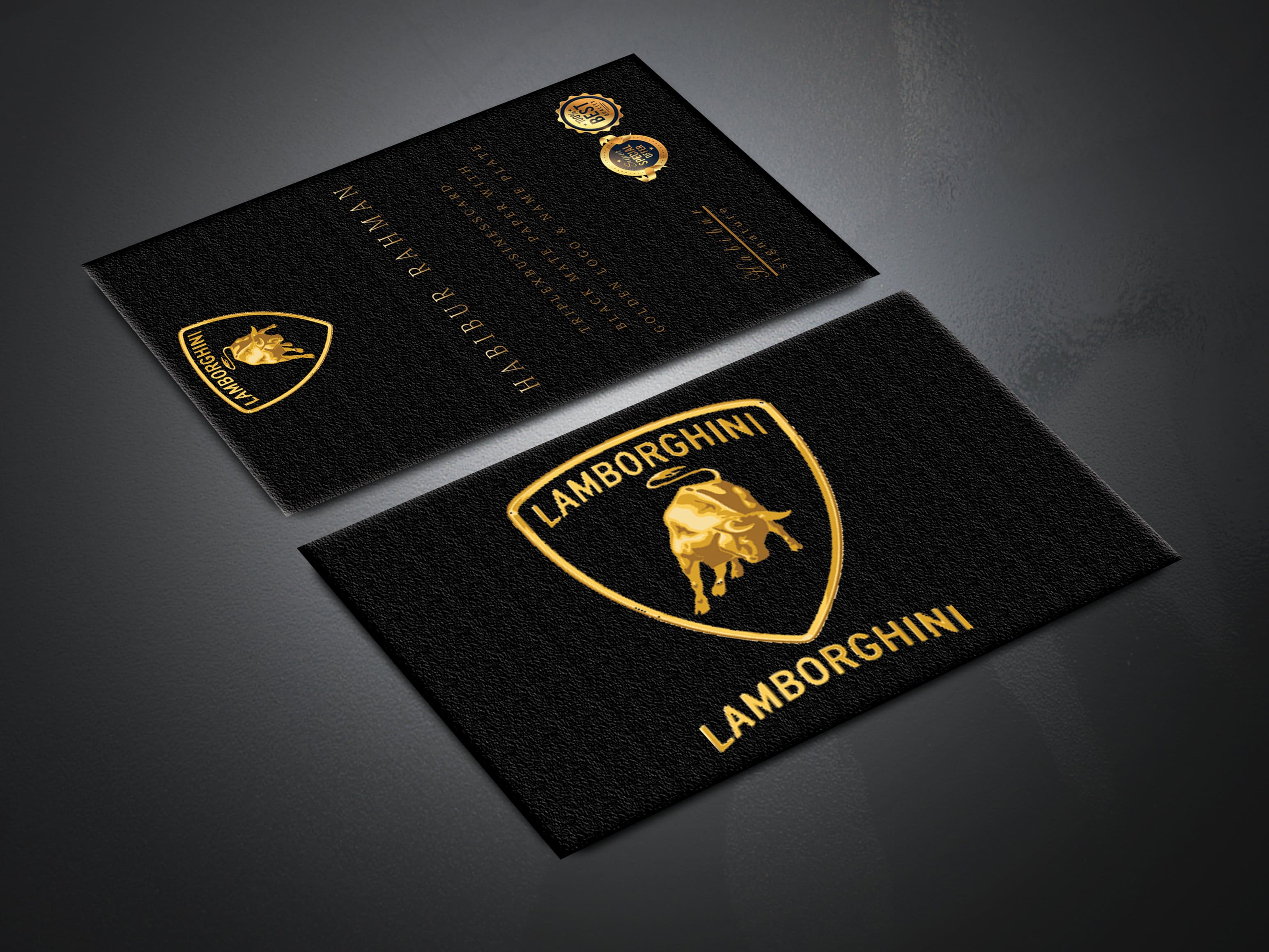 Make a luxurious business card by Habiburrahman3 | Fiverr