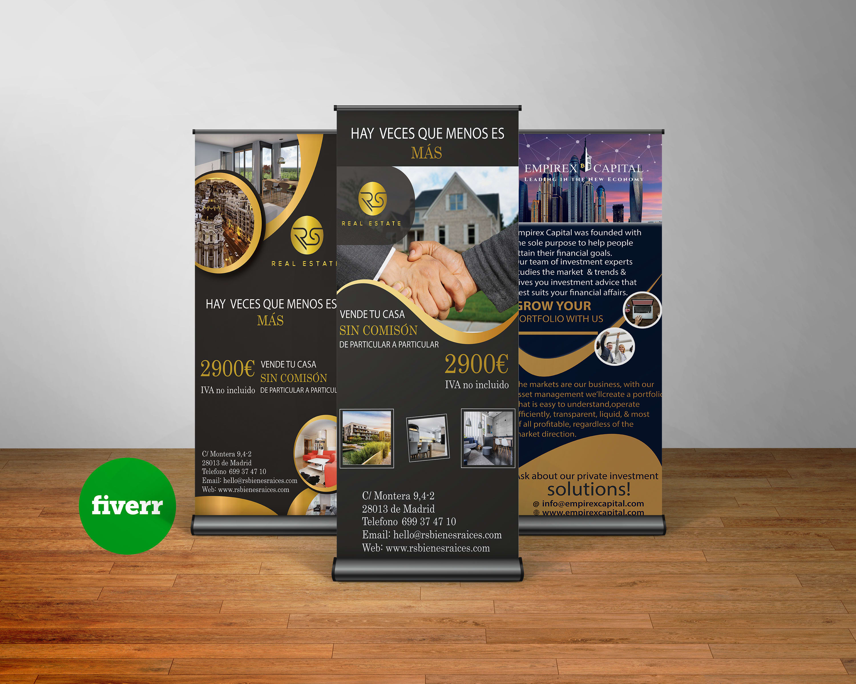 Design Your Pop Up Roller Banner Stand By Areez Faisal