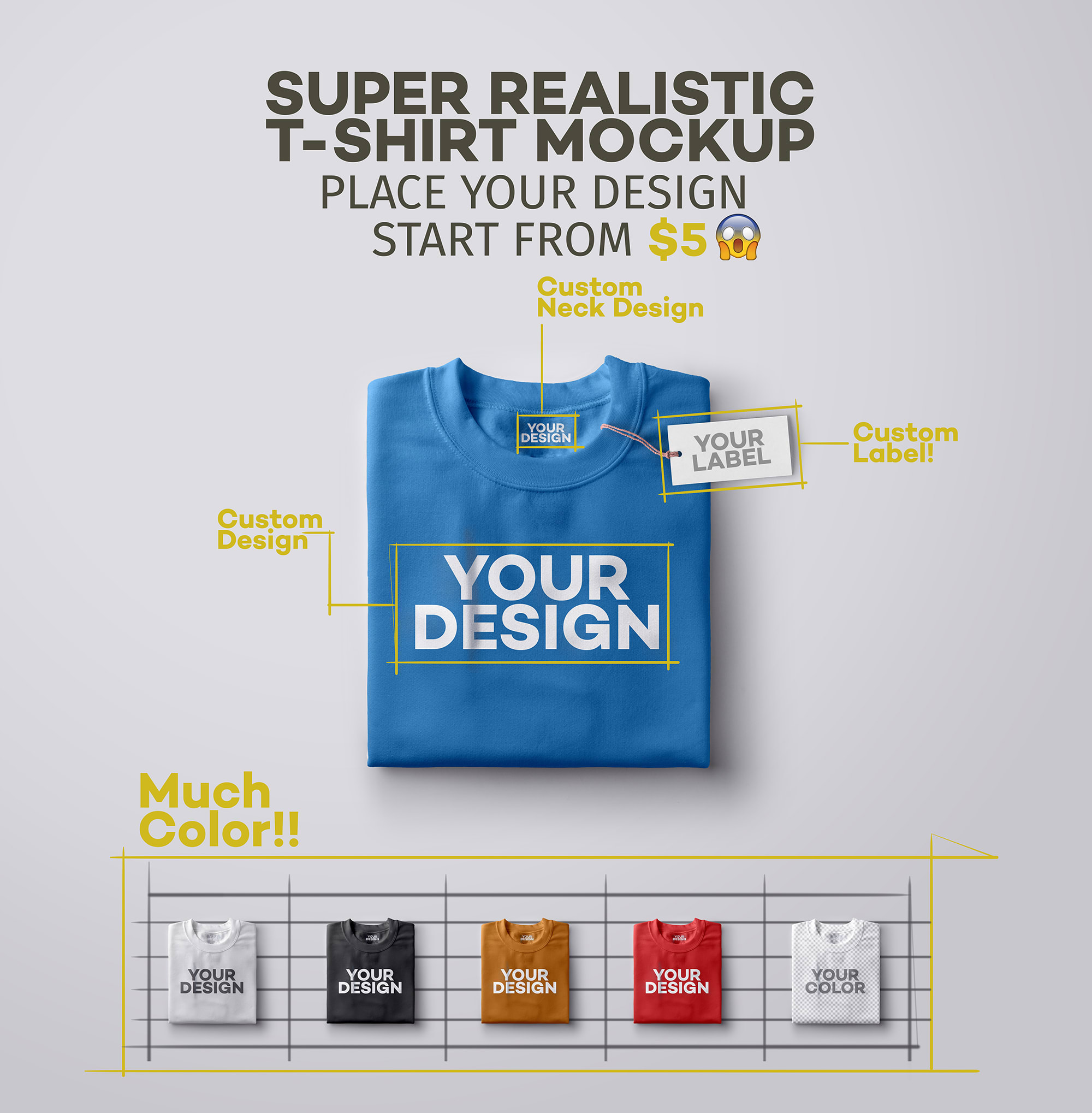 Download Create Super Realistic T Shirt Mockup By Ahmadrifai368 Fiverr
