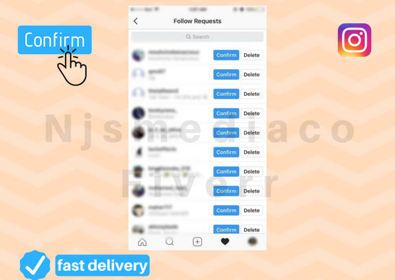 Accept Your Instagram Follow Requests By Njsmediaco