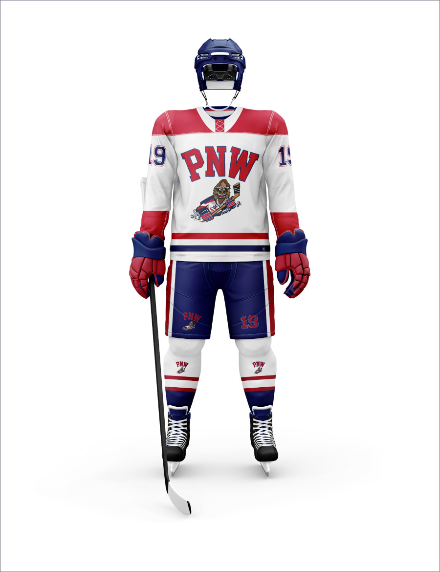 Hockey sales uniform mockup