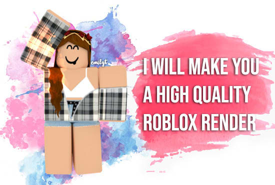 Make You A High Quality Roblox Character Render By Emilysedits - custom character render roblox