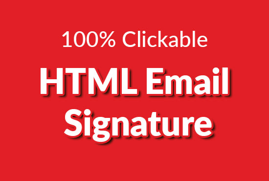 Email Signature Design Html Clickable By Decodersoft
