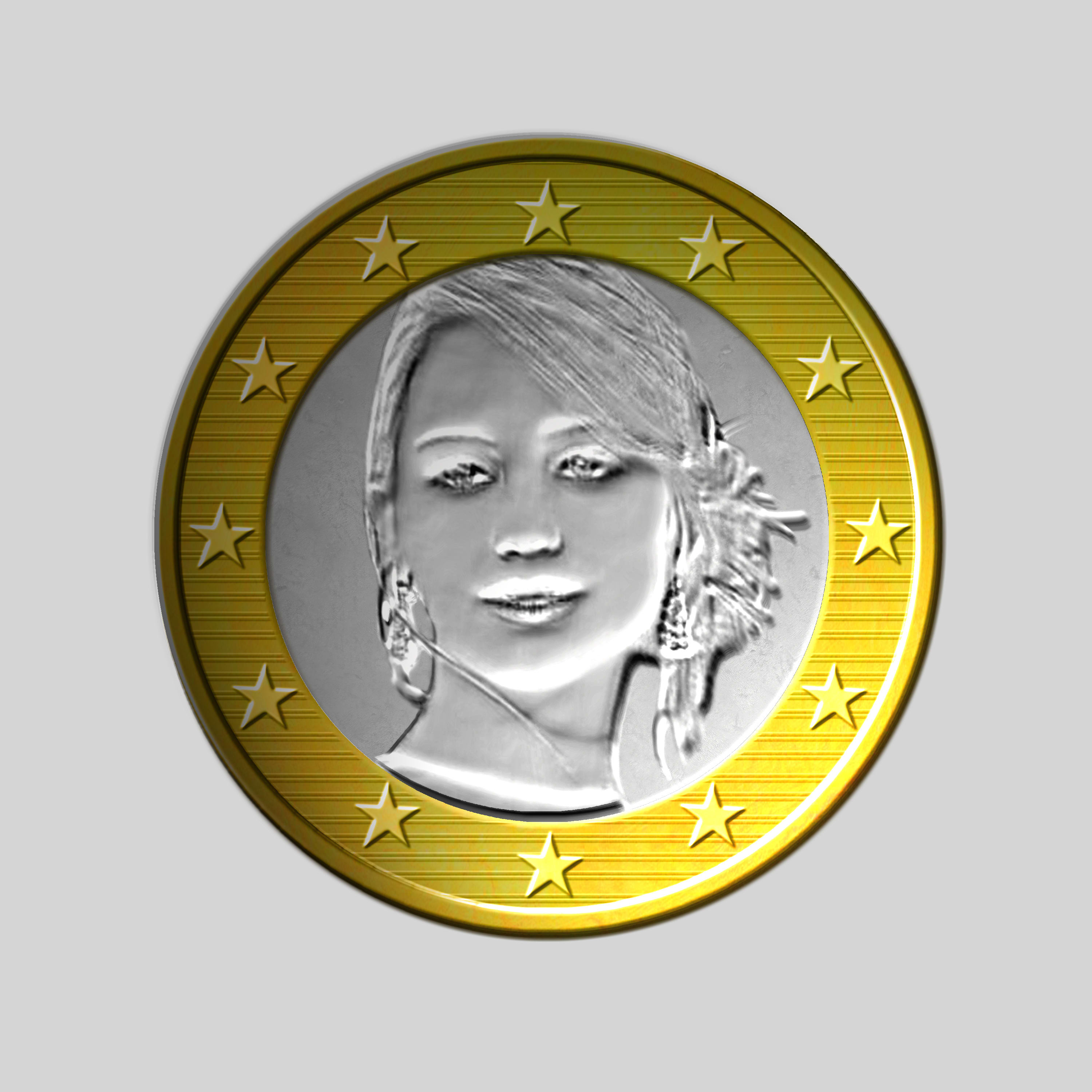 Design your face in a custom coin by Flaviolopes839 Fiverr