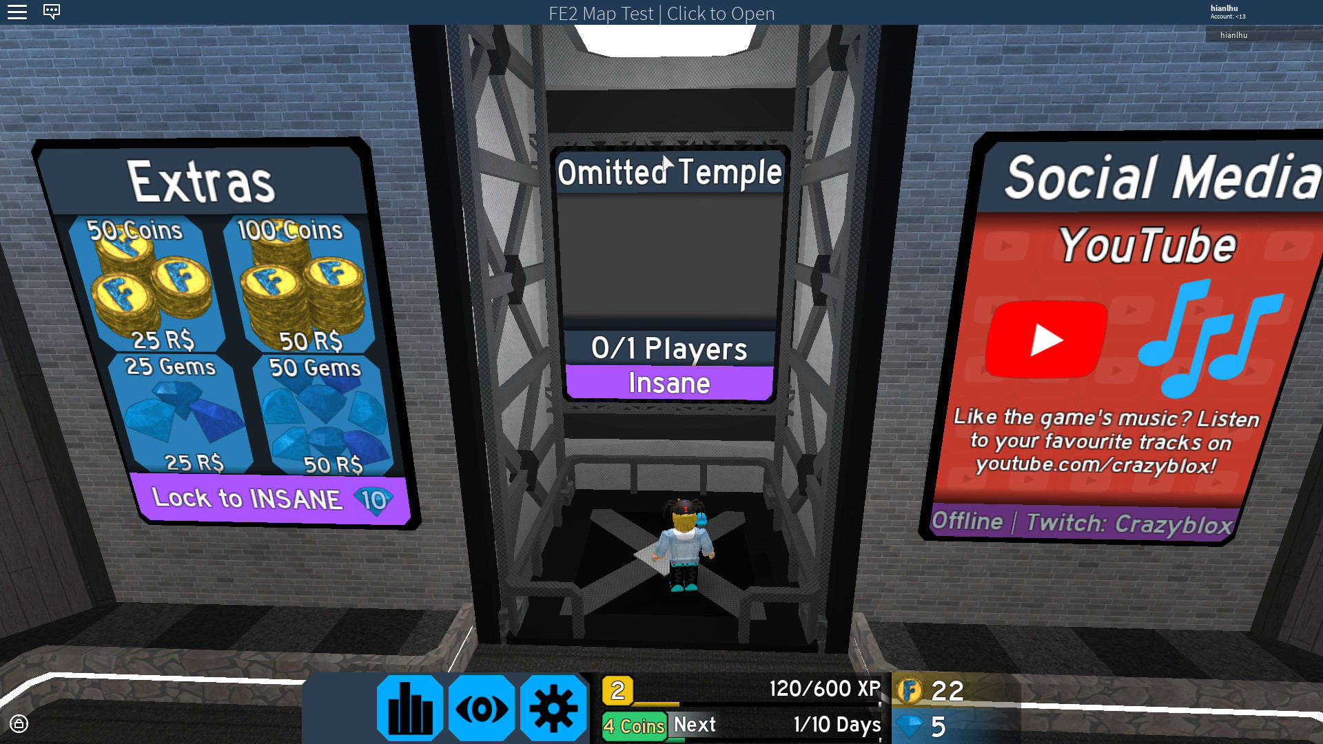 Play roblox with you for 2 hours by Iamtotallylegit