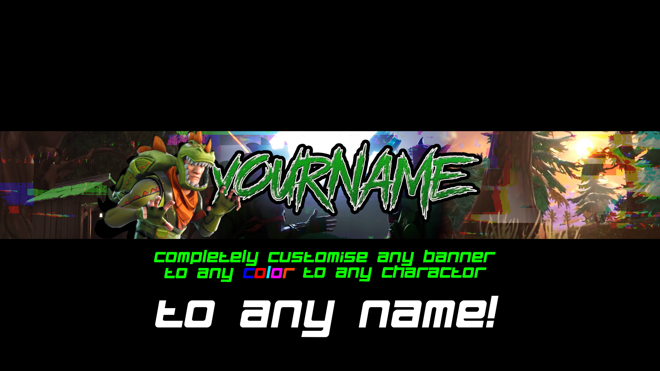 Make You A Custom Fortnite Youtube Banner By Jamiedesigns181
