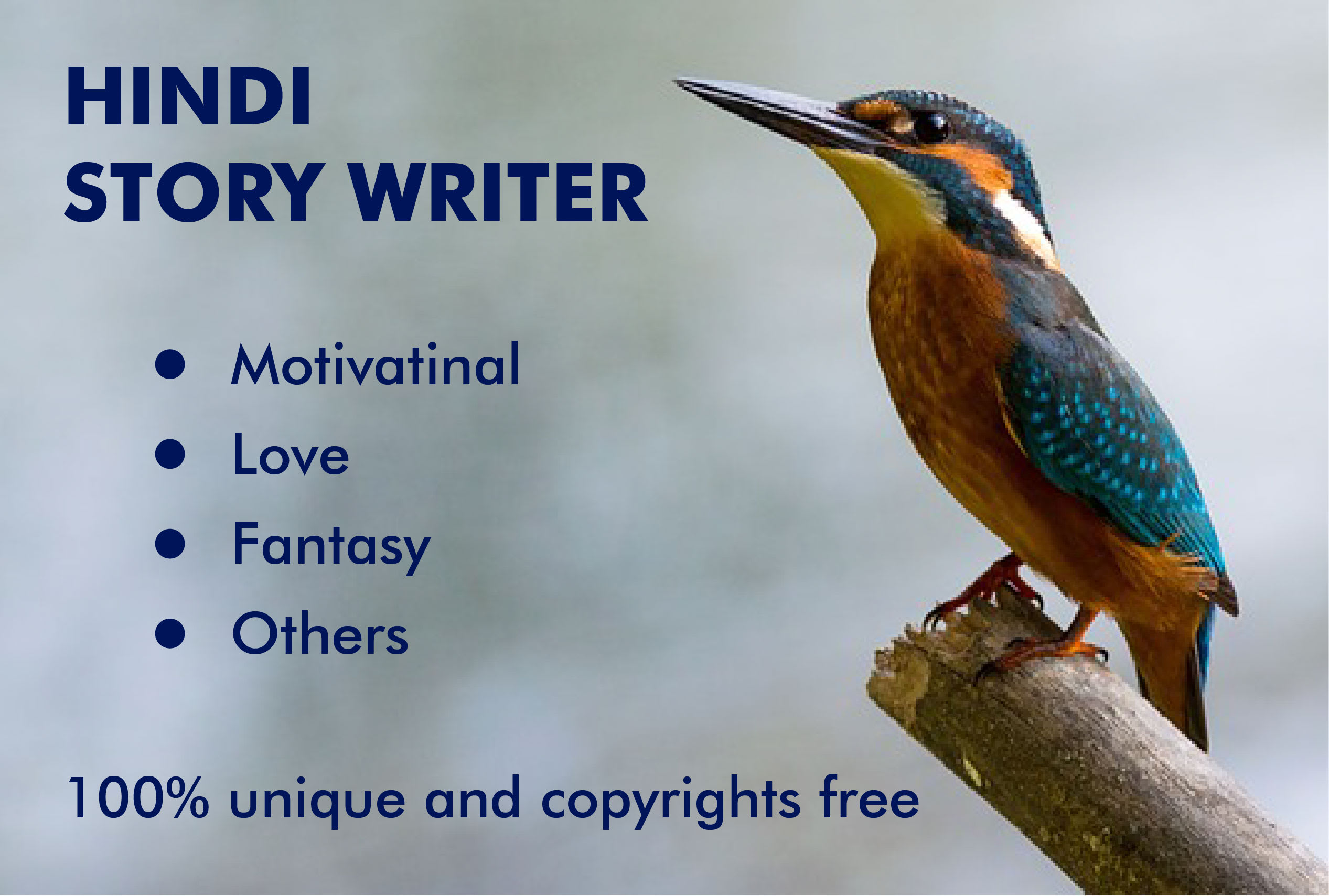 Write any kind of story in hindi by Hansa_juhi_rani  Fiverr