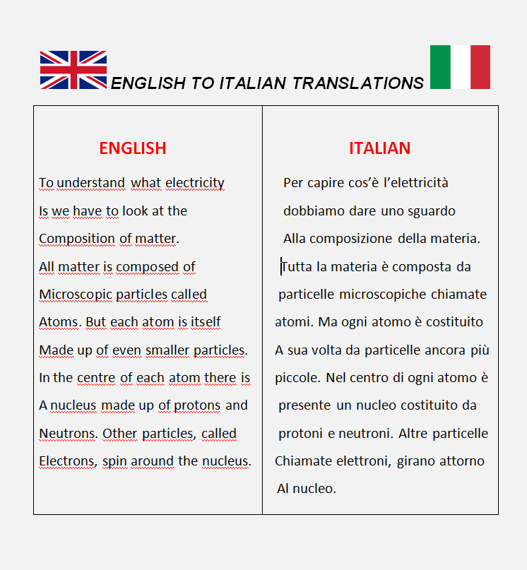 italian translator