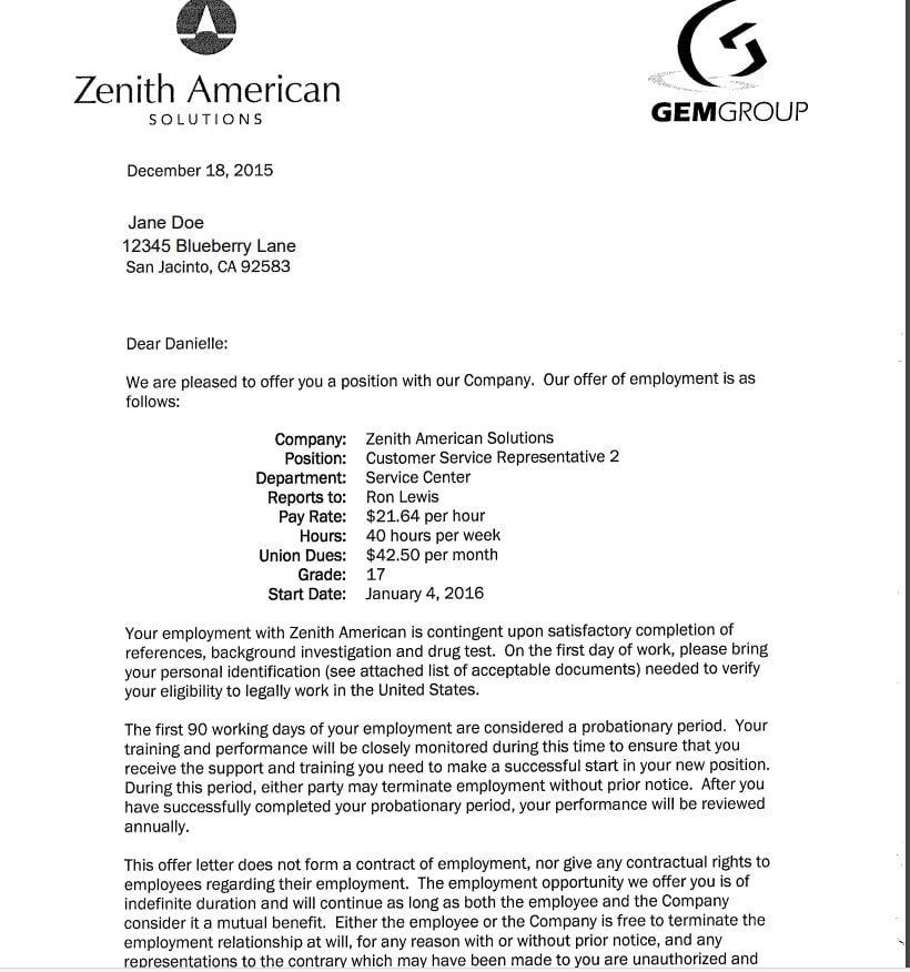 Create An Employment Verification Letter By Paystubs4u