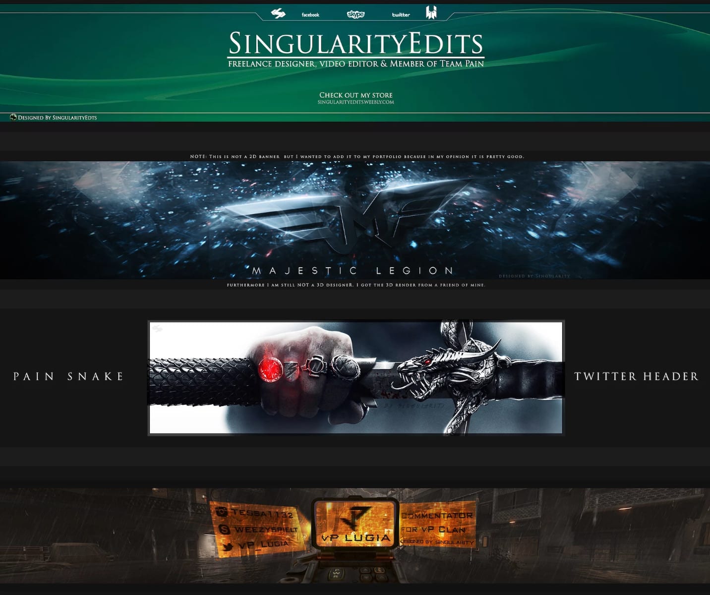 Design A Youtube Banner For You By Banane42
