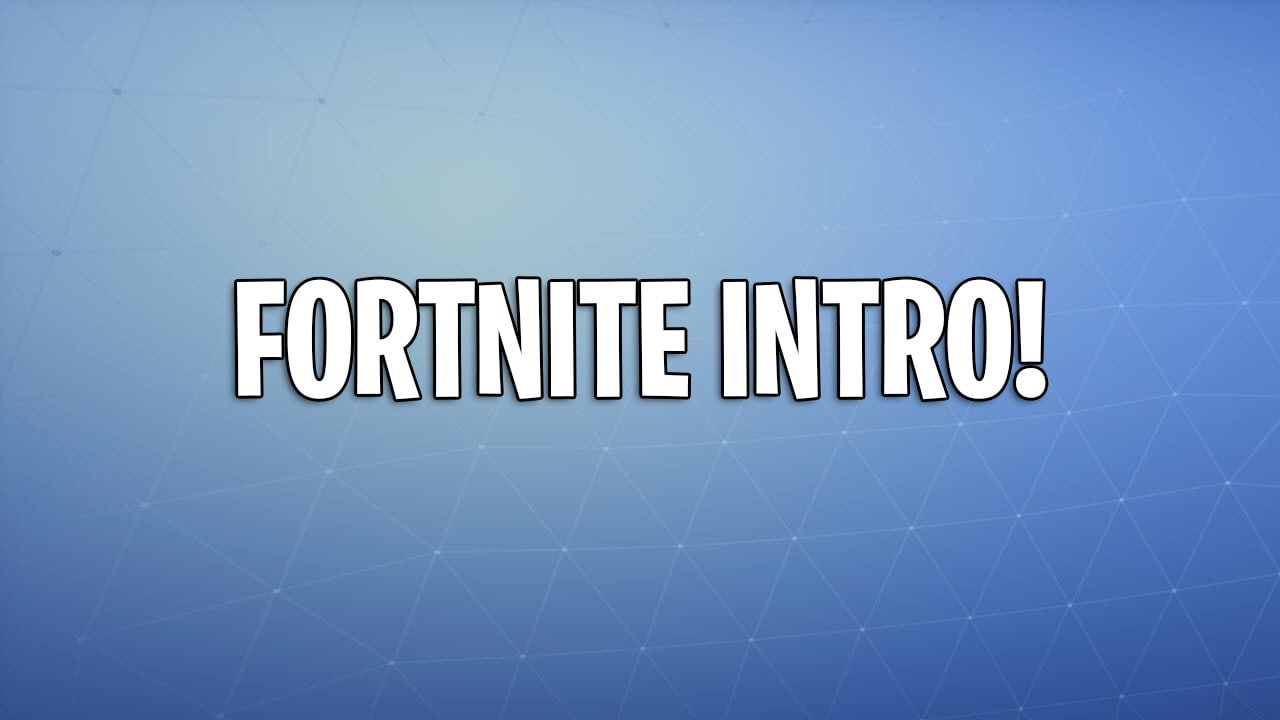 Create A Fortnite Intro For Youtube By Flare Designs