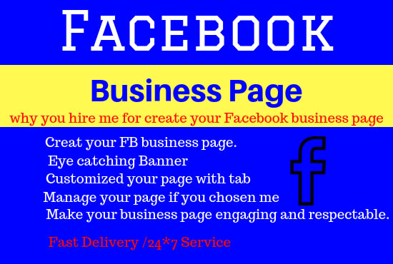 Create Facebook Cover Photo And Fb Business Page By Anamulhuqq
