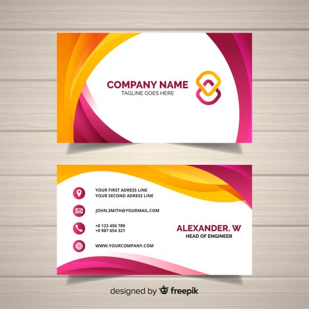 Create Professional Business Card For Any Social Media 24hrs By Daniyalali771 Fiverr