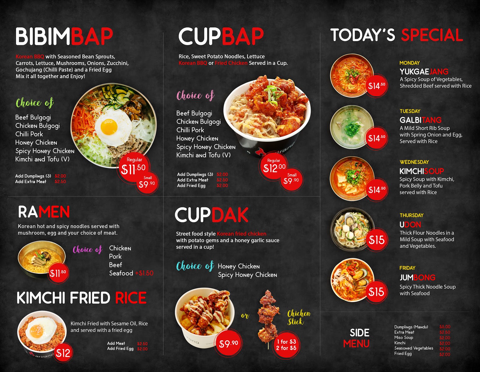 Design food menu, restaurant menu and 