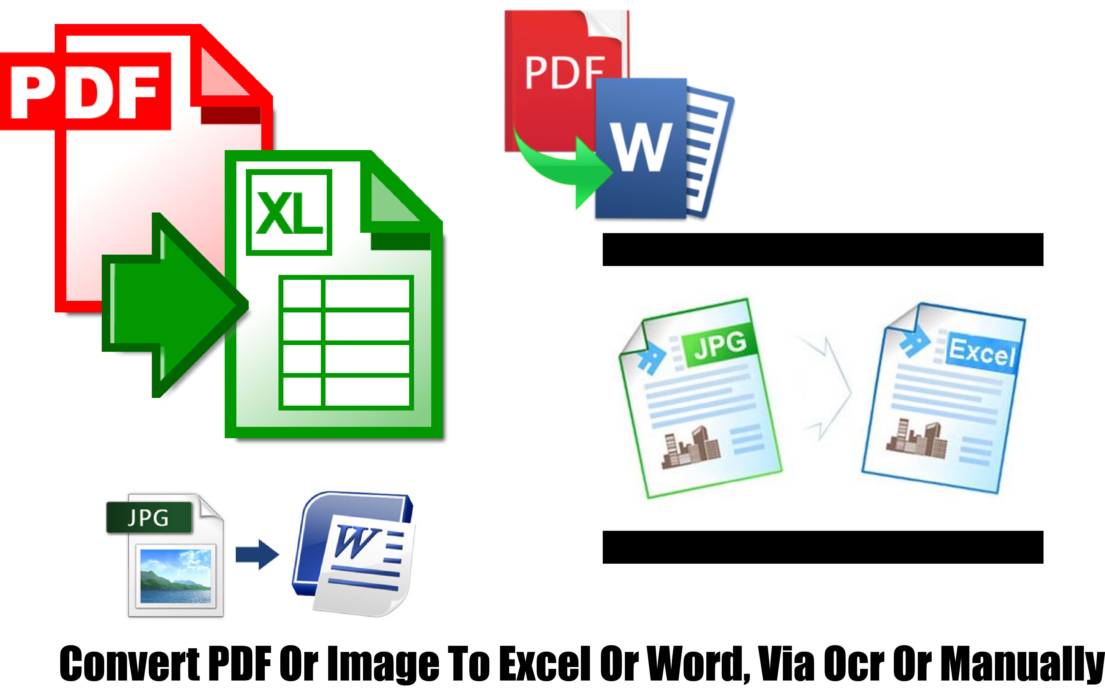 convert ocr pdf to excel