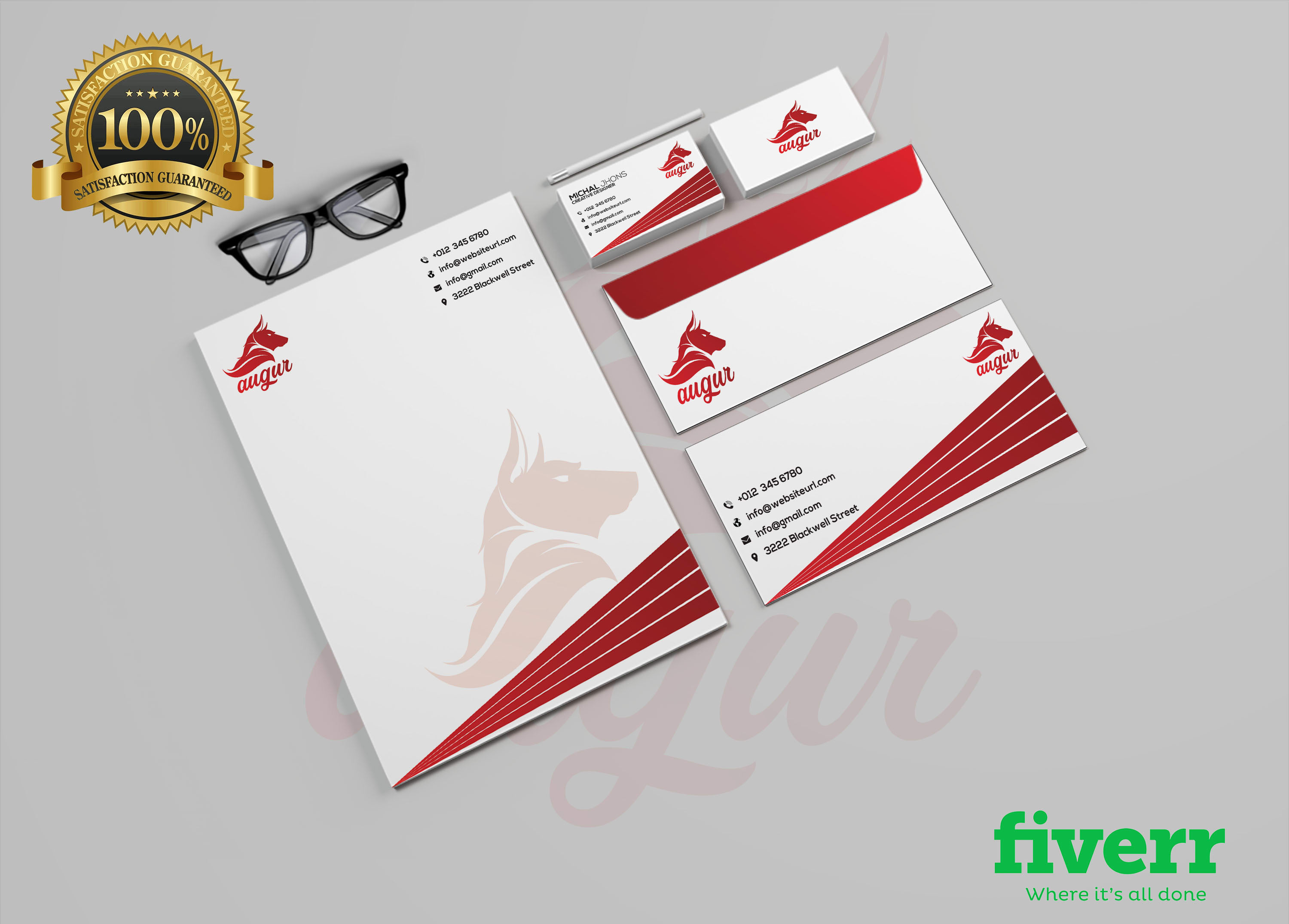 Do Professional Unique Stationery Design By Naifahmad