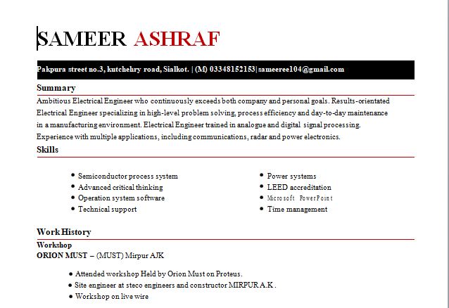 Ashraf resume