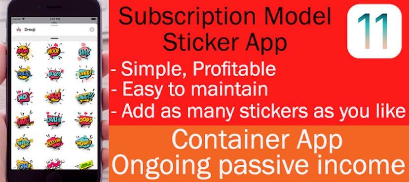 Build An Imessage Sticker Subscription App With Free Server By Appbubbly Fiverr