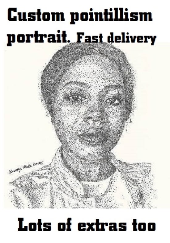 Illustrate Draw Your Face Portrait Using Dots By Lemeridian