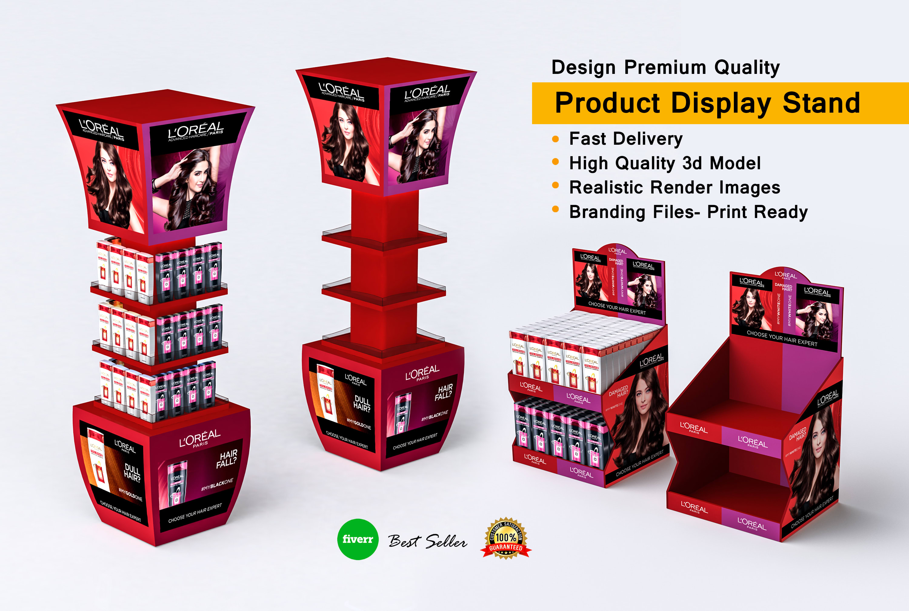 Download Do Creative And Modern Retail Display Stand By Samibaig Fiverr
