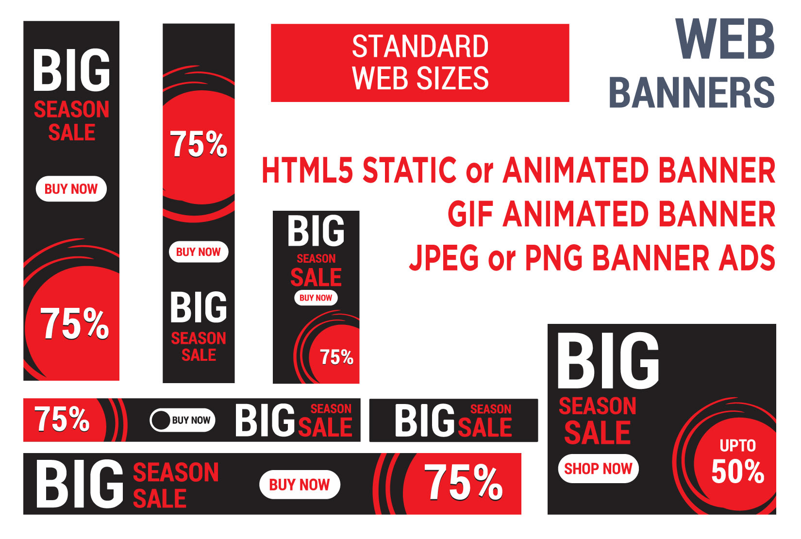 Design Html 5 Static And Gif Animated Ad Banners In 6 Hours By