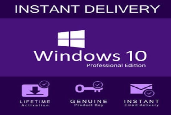 sell windows 10 pro key on email