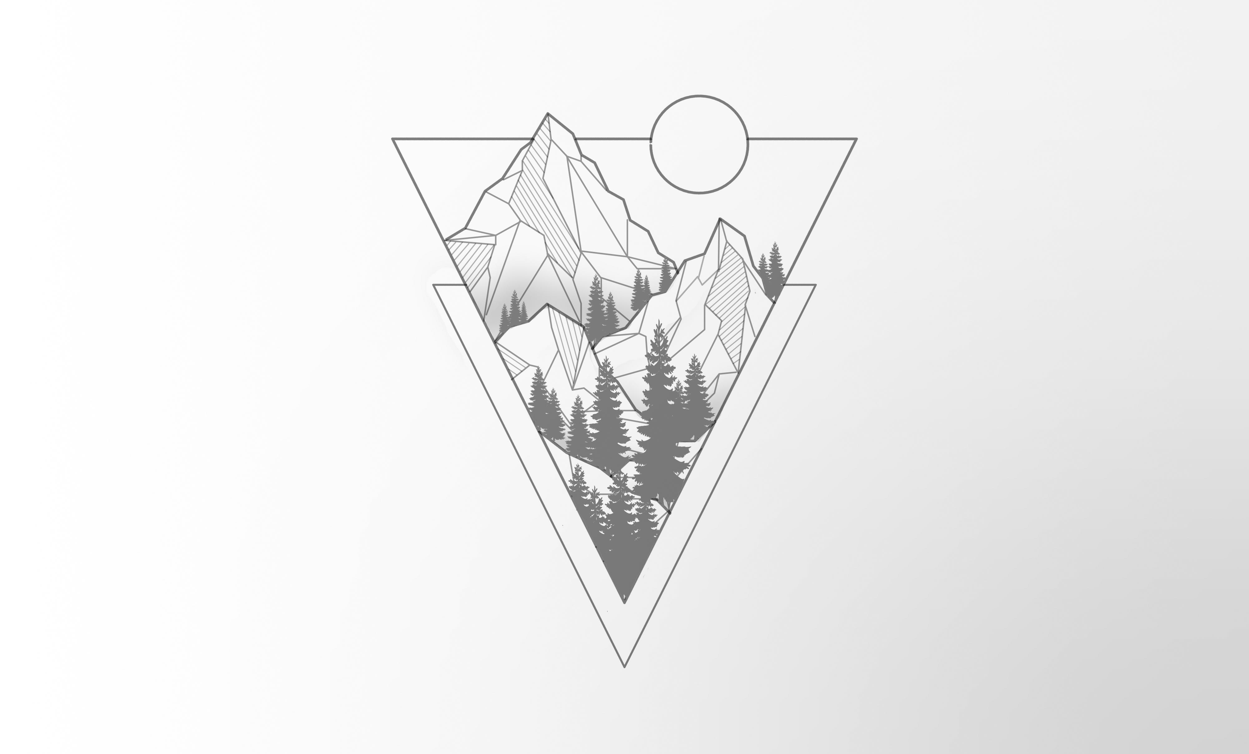 From love to mountains mountains mountainstattoo colourtattoo nature  forest landscape adwenture jo  Geometric tattoo color Landscape  tattoo Cover tattoo