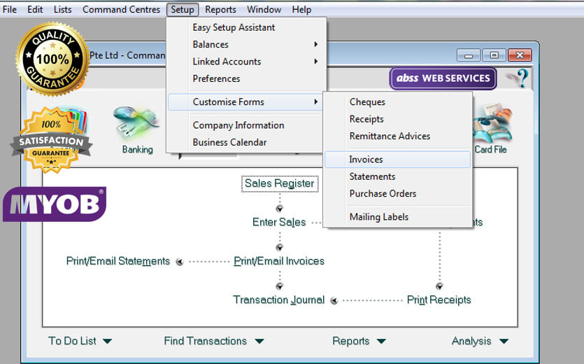 Customize Professional Myob Abss Template And Forms By Noorasliza | Fiverr