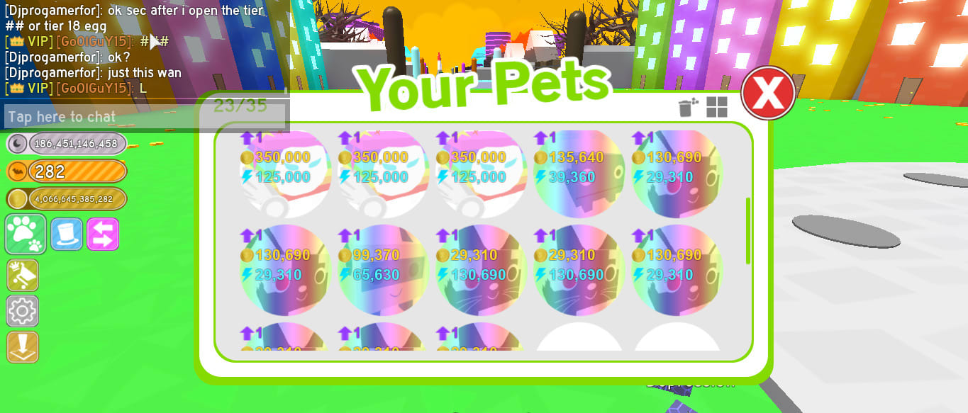 Give You Rainbow Rarest Pets In Roblox Pet Simulator Cheap By Goofyoof Fiverr - rare rare rare rare rare pet simulator roblox