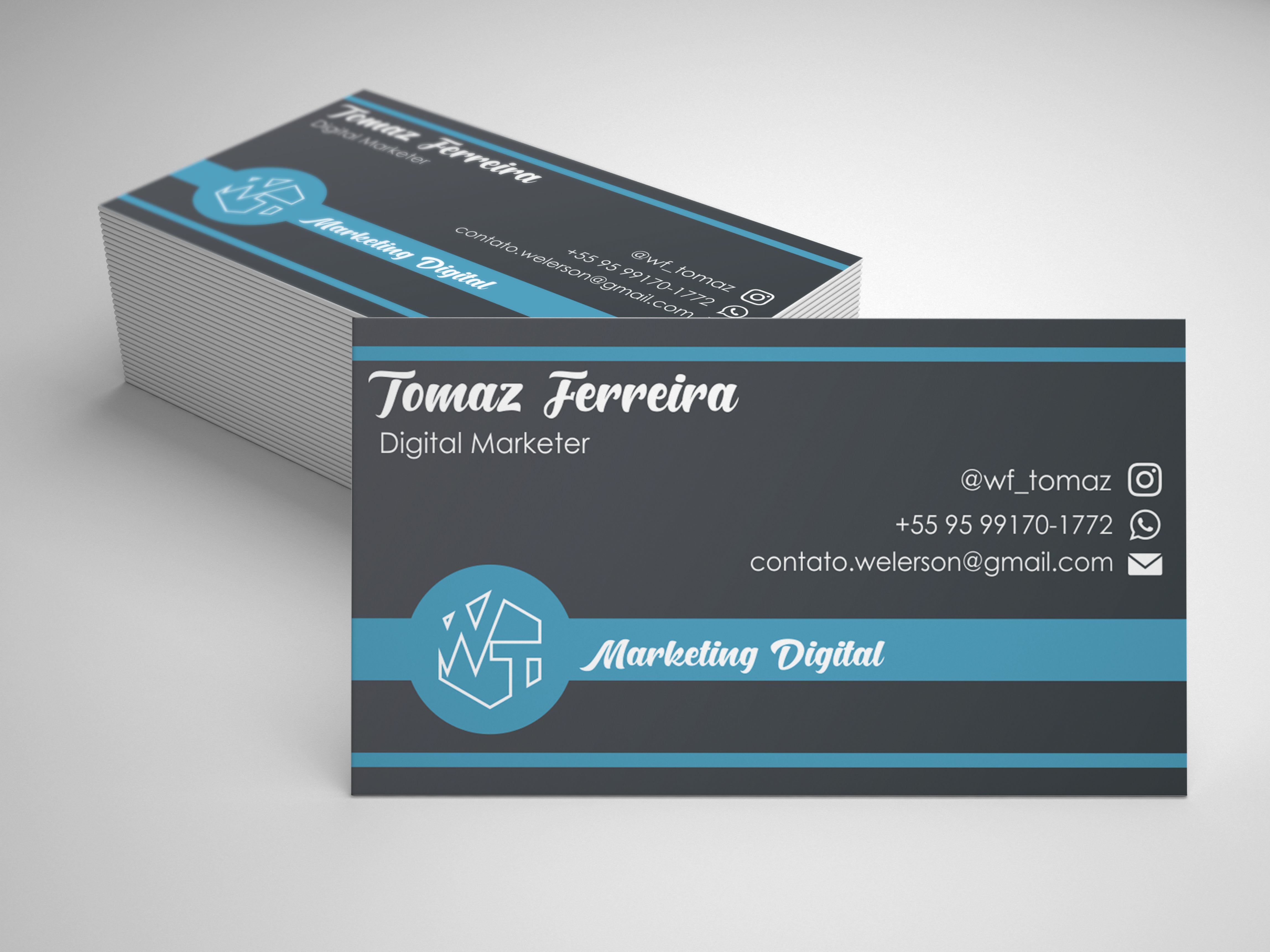 design your personal presentation card