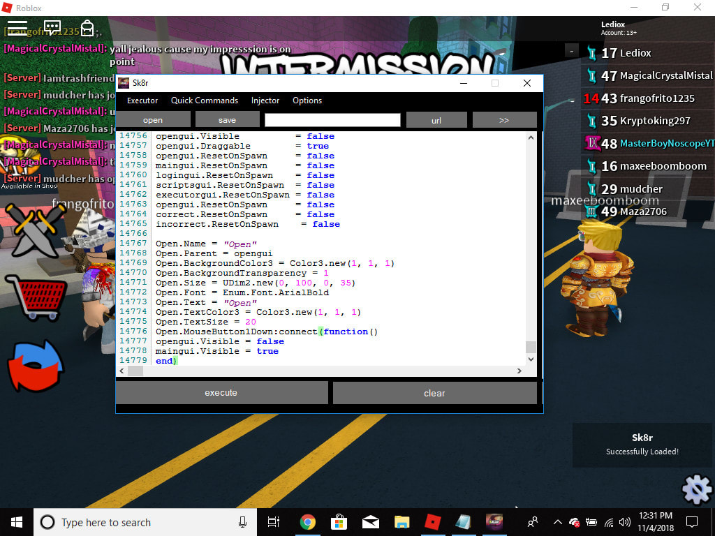 Code You Your Own Roblox Exploit Gui By Usernameisthis1