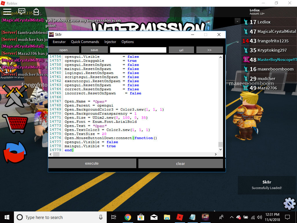 Roblox Exploit Gui Script