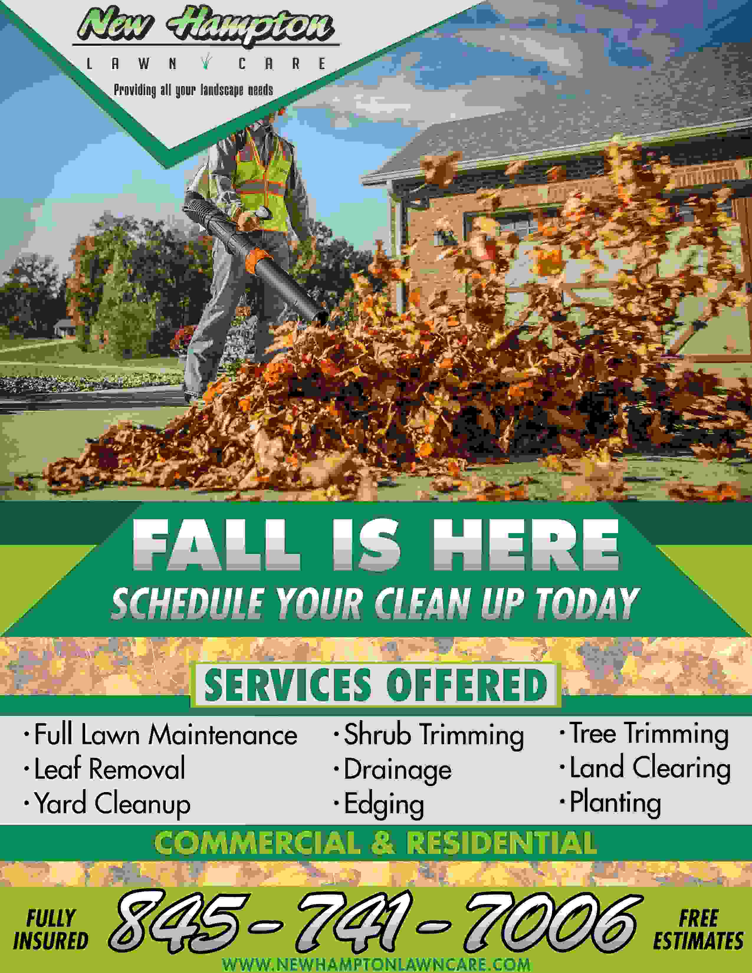 Make your landscaping business a seasonal flyer by Hiraethgraphics Inside Landscaping Flyer Templates