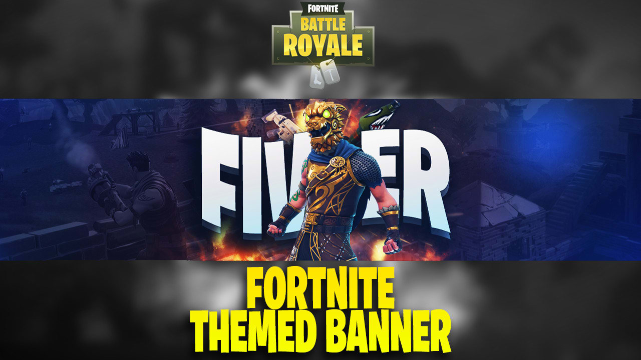 i will design a fortnite youtube banner - fortnite youtube banner without text